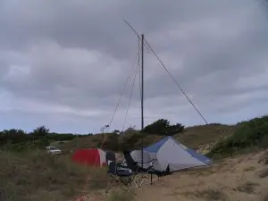Hatteras Island IOTA DXPedition camp