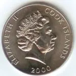 Front of a Cook Island coin