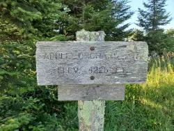 Apple Orchard Mountain sign